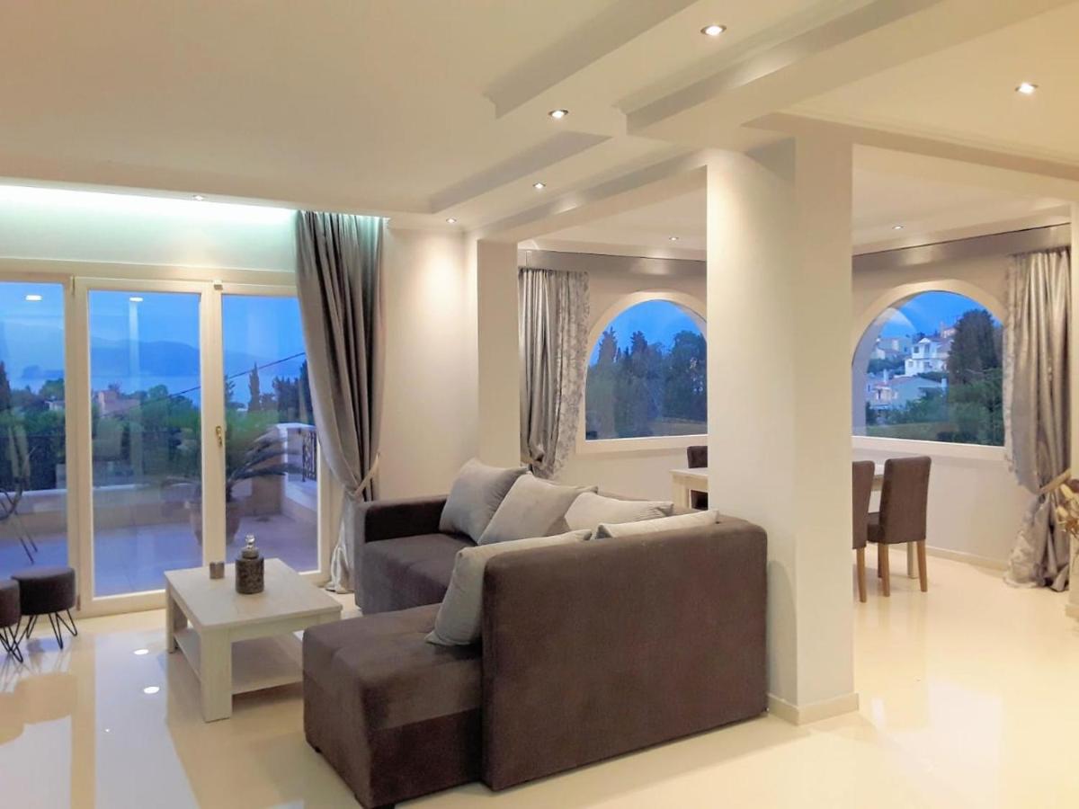 Sunshine Home 3 With Sea View Alepou エクステリア 写真
