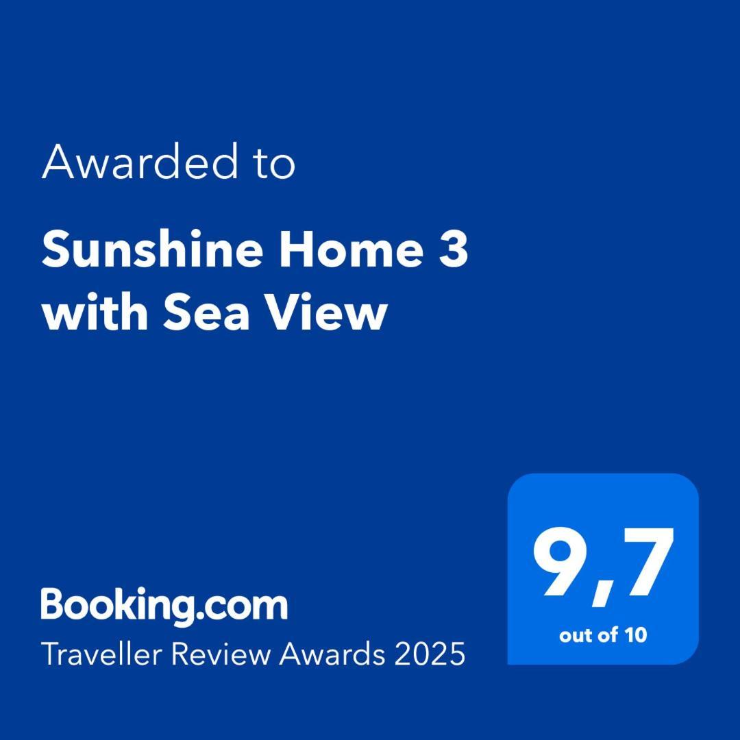 Sunshine Home 3 With Sea View Alepou エクステリア 写真