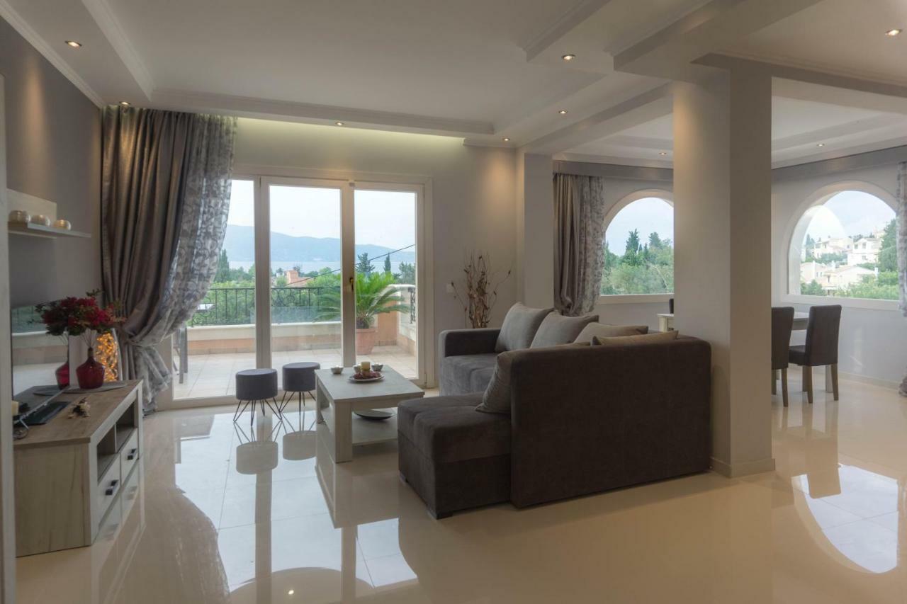 Sunshine Home 3 With Sea View Alepou エクステリア 写真