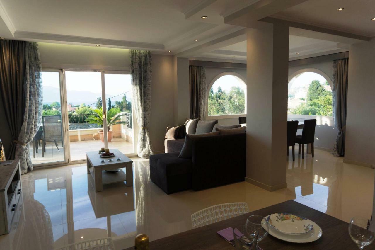 Sunshine Home 3 With Sea View Alepou エクステリア 写真