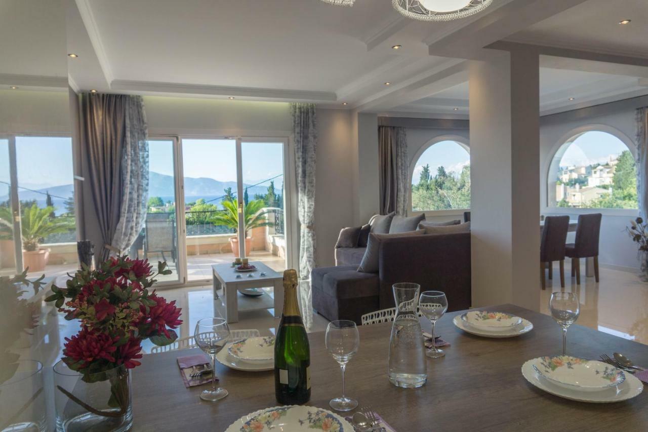 Sunshine Home 3 With Sea View Alepou エクステリア 写真